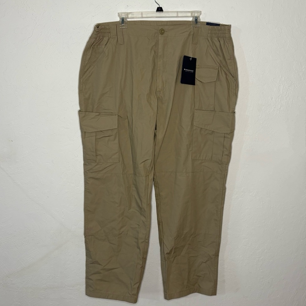 Propper® Men’s Lightweight Trousers 44x32 Ripstop 9-Pockets Tactical Cargo Khaki